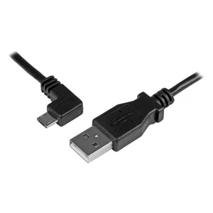 Startech 1m 3 Ft Left Angle Micro-usb Charge-and-sync Cable M/m - Usb 2.0 A To - Picture 1 of 4