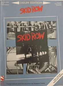 SKID ROW DRUM BOOK / DRUM SHEET MUSIC / DRUM TRANSCRIPTIONS RARE **DRUM EDTION** - Picture 1 of 4