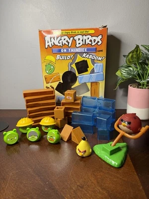 ANGRY BIRDS On Thin Ice Game Mattel 2011 Includes Extra Pieces Missing 3 Cards - Image 1 of 4