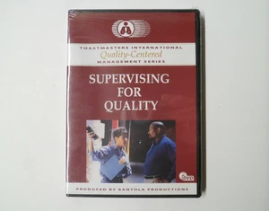 Toastmasters International Management Series Supervising for Quality DVD Sealed - Bild 1 von 3