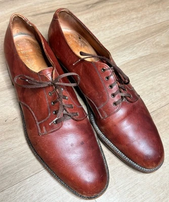 Brooks English Church’s England Made PTB Blucher Burgundy Size 44 Dress Shoes - Image 1 of 4