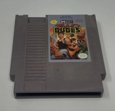 Bad Dudes - Cartucho SOQ ovalado Nintendo NES (3 tornillos, 1988, probado) Foto 1 de 3