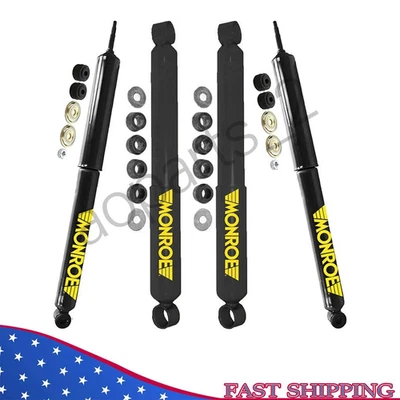 Conjunto de amortecedores dianteiros traseiros Monroe compatível com 1988 GMC W5500 para frente - Imagem 1 de 4