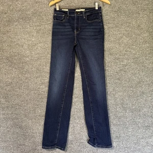 Levi’s 724 High Rise Straight Crop Size 27 Women’s Blue Jeans  - Picture 1 of 11