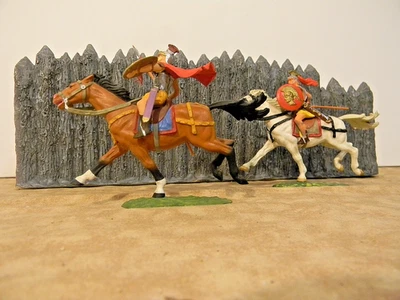 2 Elastolin 1Priser 111B Roman Cavalry 1 Original 7cm cavalo grande (anúncio de novo) - Imagem 1 de 4
