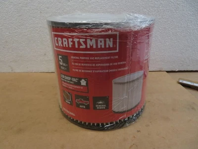 Filtro de repuesto de aspiradora Craftsman CMXZVBE38854 TIENDA de uso general NUEVO Foto 1 de 4