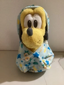 Disney Babies BABY PLUTO with Blanket Plush 11" - Picture 1 of 7