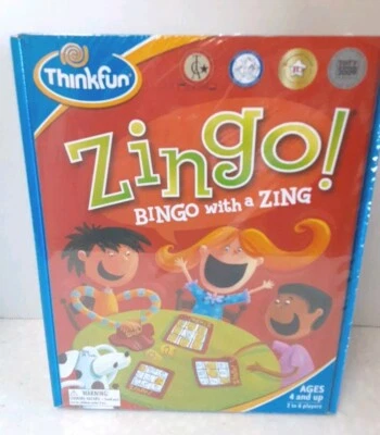 Zingo! Game by ThinkFun Bingo with a Zing Brand New Factory Sealed Age 4 And Up - Image 1 of 3