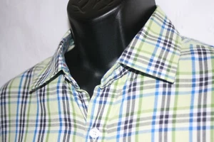 Robert Graham XL kariertes Hemd mit Umschlagmanschetten - Bild 1 von 10