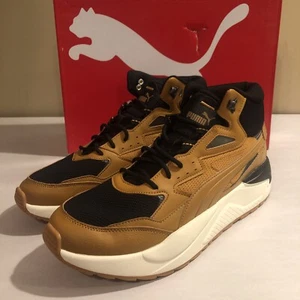 Puma Men’s Size 13 X-ray Speed Mid WTR 385869 04 Shoe Sneaker Desert Tan/Black - Picture 1 of 13
