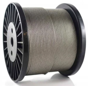 3,4,5,6,8 mm corda metallica trasparente PVC rivestita in plastica - Foto 1 di 3