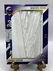 2023 Absolute Panini Jordan Addison CLEAT 1/5 Rookie Minnesota Vikings Football - Picture 1 of 4