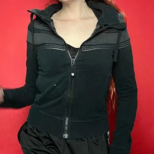 Lululemon / Vintage dark grey and black zip up hoodie 🖤🩶 - Picture 1 of 6