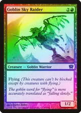 Goblin Sky Raider FOIL 9th Edition NM Red Common MAGIC GATHERING CARD ABUGames