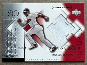 2002 Upper Deck Ovation Diamond Futures Jerseys Russell Branyan #DF-RB - Bild 1 von 2