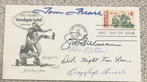 RARE 1969 NFL HOF FEARS MATSON LANE HIRSCH AUTOGRAPH PSA/DNA LETTER ALL DIED - Picture 1 of 5