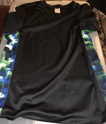 Мальчики рубашка с коротким рукавом черный/синий/зеленый/белый Gymboree размер L (10-12) - Изображение 1 из 3