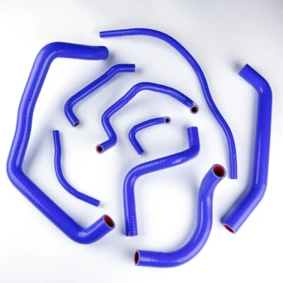 Manguera de radiador de silicona azul para Honda CBR954RR Fireblade CBR 954 RR 2002 2003 Foto 1 de 3