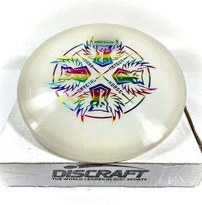 Brodie Smith Disc Golf D4RKHORSEMEN GLO CRYZTAL METEOR DISCRAFT - RAINBOW - RARE - Picture 1 of 7