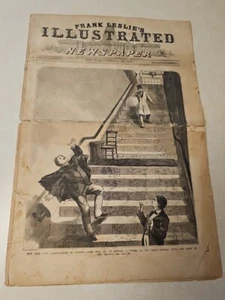 Antique 1872 Frank Leslies Illustrated Newspaper - Picture 1 of 8