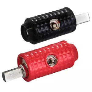DS18 1/0 Gauge to 4 Gauge Input Reducers with Offset Stub and Silicone Covers - Picture 1 of 4