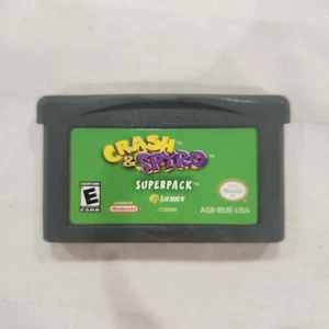 Crash & Spyro Superpack (Nintendo Game Boy Advance, 2005) Authentic - TESTED - Picture 1 of 6