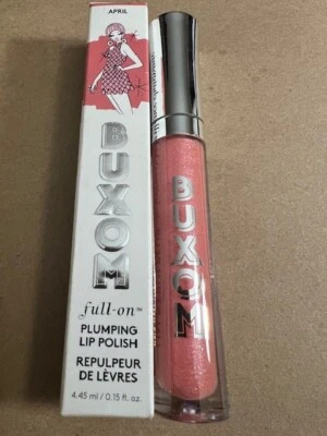 BUXOM Full On Plumping Lip Polish  APRIL  0.15 oz NIB Free Shipping - Image 1 of 4