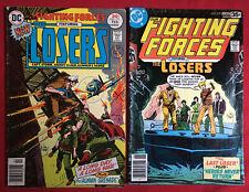 OUR FIGHTING FORCES THE LOSERS #171 179 DC 1977 Kubert covers