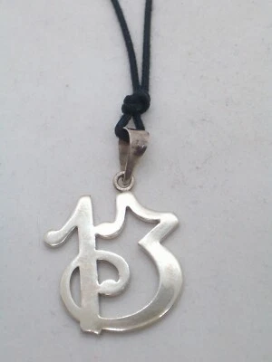 Ciondolo in ARGENTO 925 con TREDICI PORTAFORTUNA - pendente 13 - mis. grande - Immagine 1 di 3