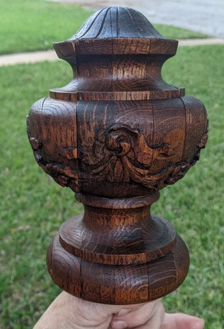 Architectural Salvage Finial Or Newell Post Topper Cover