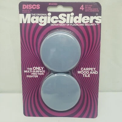 Magic Sliders Sliding Disc  2-1/2"  Round 4 pcs. #04060 - Image 1 of 2