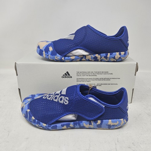 Sandali bambini Adidas Altaventure 2.0 C cinturino da spiaggia blu mimetici FZ6508 taglia 2