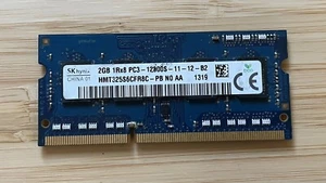 Hynix HMT325S6CFR8C-PB NA AA 2GB PC3-12800 DDR3 1600MHz Apple MacBook RAM - Picture 1 of 1