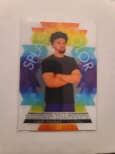 2022 UD Goodwin Champions Splash of Color 3D Lenticular Caleb Williams RC #LS-CW - Imagen 1 de 2