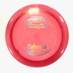 DISC GOLF INNOVA CHAMPION COLOSSUS DISTANCE DRIVER 168g PINK W/ HOLO FOIL - Picture 1 of 1