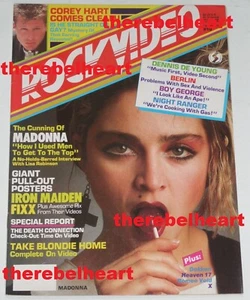 MADONNA 1985 US Magazine BOY GEORGE Iron Maiden DEBBIE HARRY BLONDIE Corey Hart - Picture 1 of 1