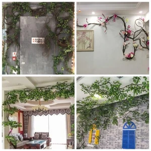 Natural Vine Wreath Dried Rattan 6M Tree Branches Rustic Wedding Wall Decor Arts - Picture 1 of 4