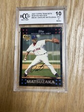 2007 Topps Team Sets Daisuke Matsuaka Boston Red Sox Rookie Card BCCG 10 Mint