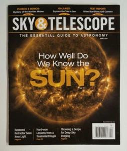 Sky & Telescope April 2021 - How Well Do We Know the Sun? Choosing a Scope for D - Imagen 1 de 5