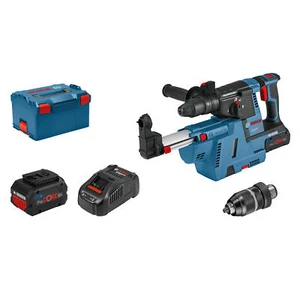 Taladro percutor a batería Bosch GBH 18V-26 F con SDS plus con 2x 5,5 Ah + cargador en L-BOXX - Imagen 1 de 10