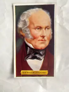 1937 Kensitas Cigarettes Card Builders of Empire # 45 SIR SAMUEL CUNARD NR MINT - Picture 1 of 2