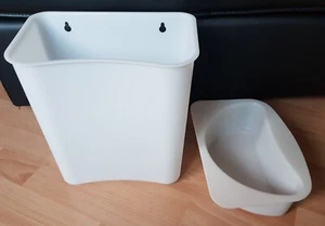 IKEA Wickeltisch Aufbewahrung Box Weiß Kunststoff Inkl. Einsatz Aufhängevorricht - Bild 1 von 6