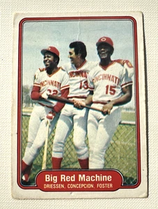 ⭐🦄 1982 Fleer - George Foster, Dave Concepción, Dan Driessen #630 - Imagen 1 de 3