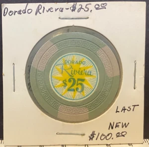 Puerto Rico, DORADO RIVIERA, Casino Chip, $25.00 - Picture 1 of 4