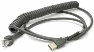 HONEYWELL, CABLE, USB, NEGRO, TIPO A, 2,9 M (9,5'), EN ESPIRAL, 5V ALIMENTACIÓN DE HOST - Imagen 1 de 2