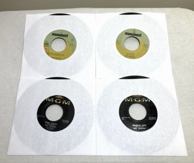 Lot of 4 Roy Orbison 45 RPM Vinyl Singles - 1963-1965 Foto 1 de 4
