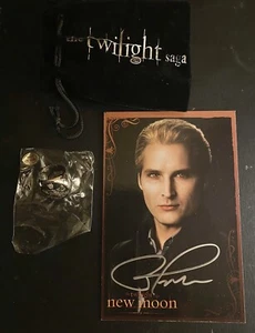 Twilight New Moon Carlisle 0,925 Sterlingsilber Ring + signierte Postkarte - Bild 1 von 2