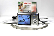 Appareil photo numérique Pentax Optio M30 7,1 mégapixels 3x cordons de zoom chargeur carte de batterie testée