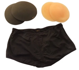 Softleaves B400 Silicone and Sponge Buttock Enhancers Bike Padded Pants - Picture 1 of 5