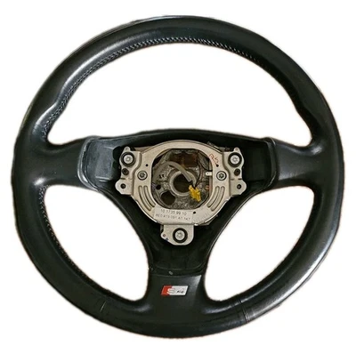 Volante Audi S4 A4 B6 8E0419091AT1KT OEM cuero negro 2002-2006 Foto 1 de 4
